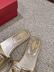 Valentino Gold Slippers - 5