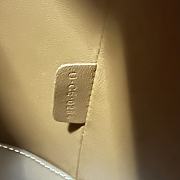 Celine Medium Louise Bag In Suede Calfskin Pecan - 24x25x16cm - 5