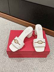 Valentino Garavani White Mules - 5