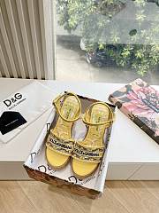 DG Flower Patterns Open Toe Elegant Style Logo - 1