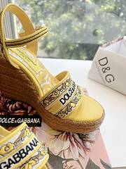 DG Flower Patterns Open Toe Elegant Style Logo - 5