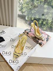 DG Flower Patterns Slingbacks - 3