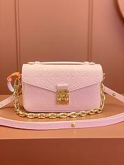 Louis Vuitton M46045 Pink Pochette Metis East West - 21.5x13x6.5cm - 1