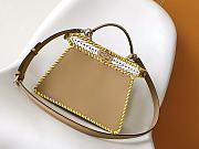 Fendi Peekaboo ISeeU Petite Beige/ Yellow Bag - 27x11x21cm - 4