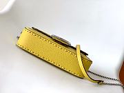 Fendi Baguette Yellow Selleria Bag - 19.5x4.5x13cm - 5