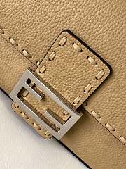 Fendi Baguette Camel Selleria Bag - 27x6x15cm - 4