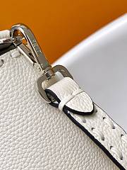 Fendi Baguette White Selleria Bag - 27x6x15cm - 2