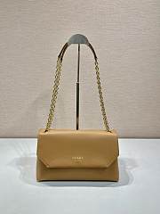 Prada Medium Brown Leather Hand Bag - 29x16x9.5cm - 1