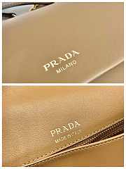 Prada Medium Brown Leather Hand Bag - 29x16x9.5cm - 3