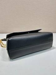 Prada Medium Black Leather Hand Bag - 29x16x9.5cm - 5