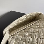 Bottega Veneta Citta In White Bag - 25x18x5.5cm - 2