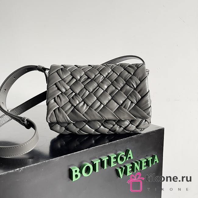 Bottega Veneta Citta In Grey Bag - 25x18x5.5cm - 1