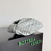 Botega Veneta Large Jodie Grey Bag - 36x21x13cm - 4