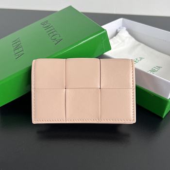 Bottega Veneta Lotus Leather Wallet - 12.5x7.5cm