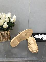 Chanel CC Gold Loafers Beige - 2