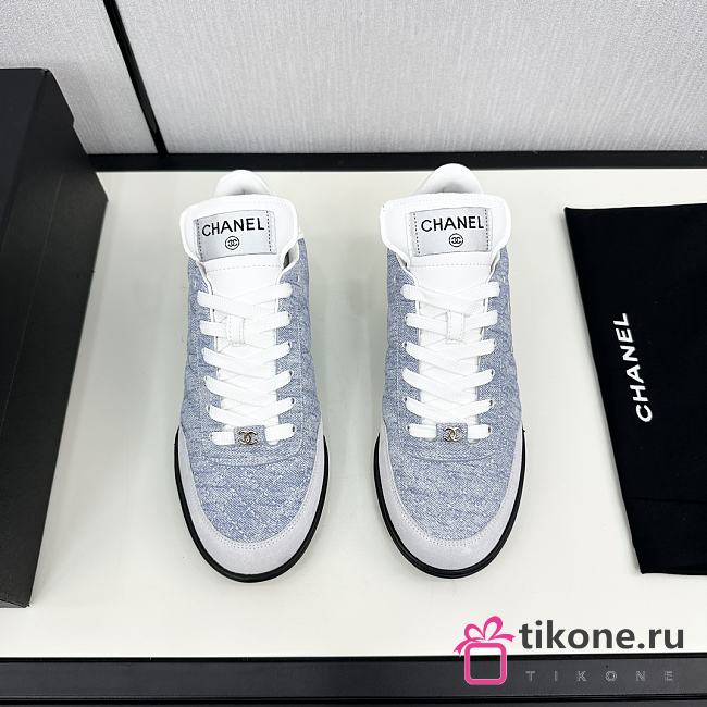 Chanel Low Top In Blue - 1