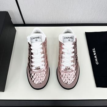 Chanel Low Top In Shiny Pink