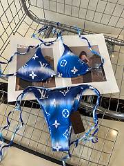 LV Blue Monogram Bikini - 2