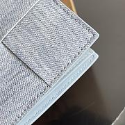 Bottega Veneta Blue Denim Wallet - 11x9.5x1cm - 3