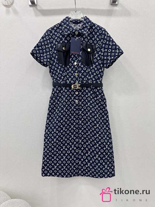 Louis Vuitton Blue Dress - 1