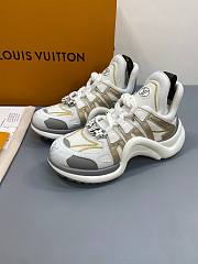 LV White/ Grey Trainer Sneaker - 5