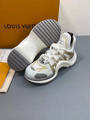 LV White/ Grey Trainer Sneaker - 2