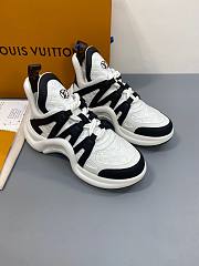 LV Black/ White Trainer Sneaker - 1