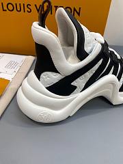 LV Black/ White Trainer Sneaker - 3