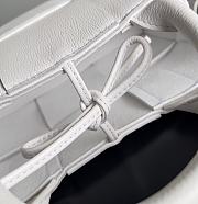 Bottega Veneta White Candy Acro Bag - 20x7x13cm - 3