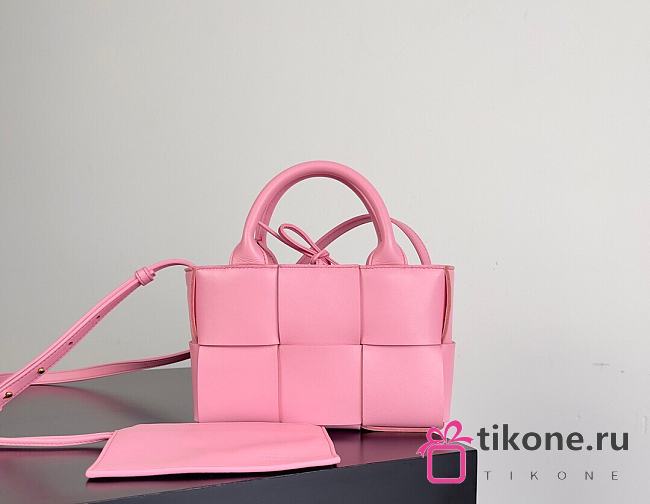 Bottega Veneta Pink Candy Acro Bag - 20x7x13cm - 1