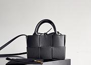 Bottega Veneta All Black Candy Acro Bag - 20x7x13cm - 1