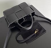 Bottega Veneta All Black Candy Acro Bag - 20x7x13cm - 4