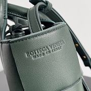 Bottega Veneta Dark Green Candy Acro Bag - 20x7x13cm - 2