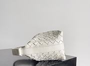 Bottega Veneta Mini White Wallace Bag - 17x13.5x5cm - 5