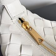 Bottega Veneta Mini White Wallace Bag - 17x13.5x5cm - 2