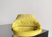 Bottega Veneta Mini Yellow Wallace Bag - 17x13.5x5cm - 4