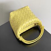 Bottega Veneta Mini Yellow Wallace Bag - 17x13.5x5cm - 3