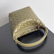 Bottega Veneta Mini Olive Wallace Bag - 17x13.5x5cm - 4