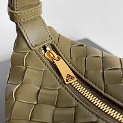 Bottega Veneta Mini Olive Wallace Bag - 17x13.5x5cm - 2