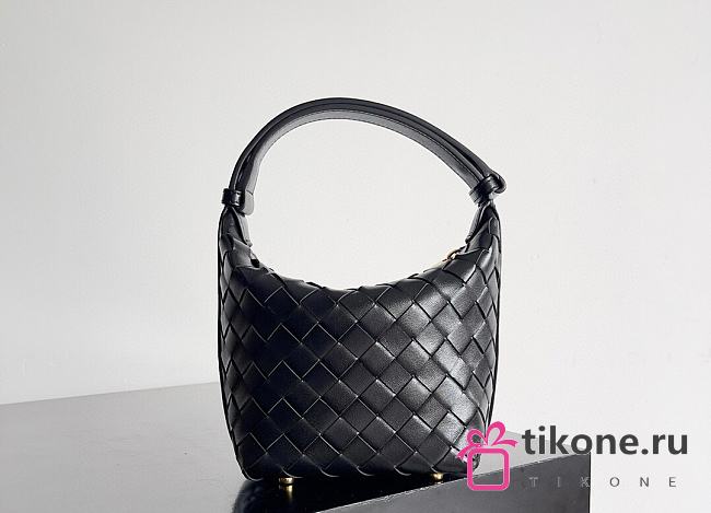 Bottega Veneta Mini Black Wallace Bag - 17x13.5x5cm - 1