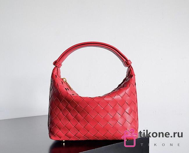 Bottega Veneta Candy Red Wallace Bag - 22x13x9cm - 1