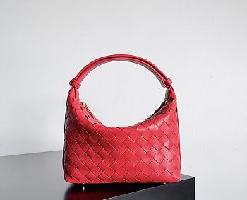 Bottega Veneta Candy Red Wallace Bag - 22x13x9cm