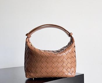 Bottega Veneta Candy Brown Wallace Bag - 22x13x9cm