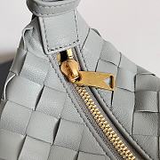 Bottega Veneta Candy Grey Wallace Bag - 22x13x9cm - 4