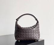 Bottega Veneta Candy Dark Brown Wallace Bag - 22x13x9cm - 1