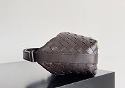 Bottega Veneta Candy Dark Brown Wallace Bag - 22x13x9cm - 4