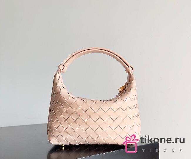 Bottega Veneta Candy Pink Wallace Bag - 22x13x9cm - 1