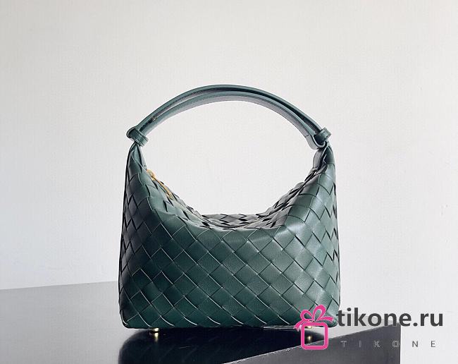 Bottega Veneta Candy Green Wallace Bag - 22x13x9cm - 1