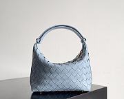 Bottega Veneta Candy Blue Wallace Bag - 22x13x9cm - 1