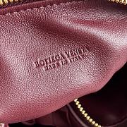 Bottega Veneta Candy Burgundy Wallace Bag - 22x13x9cm - 2